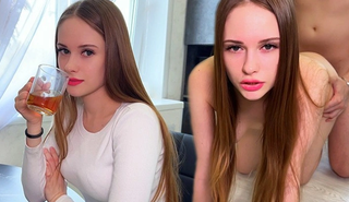 Сводная сестра проиграла киску за большой член