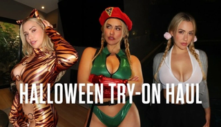 Жесткая примерка костюмов на Хэллоуин