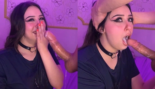 Лучший камшот после глубокого минета с поеданием спермы